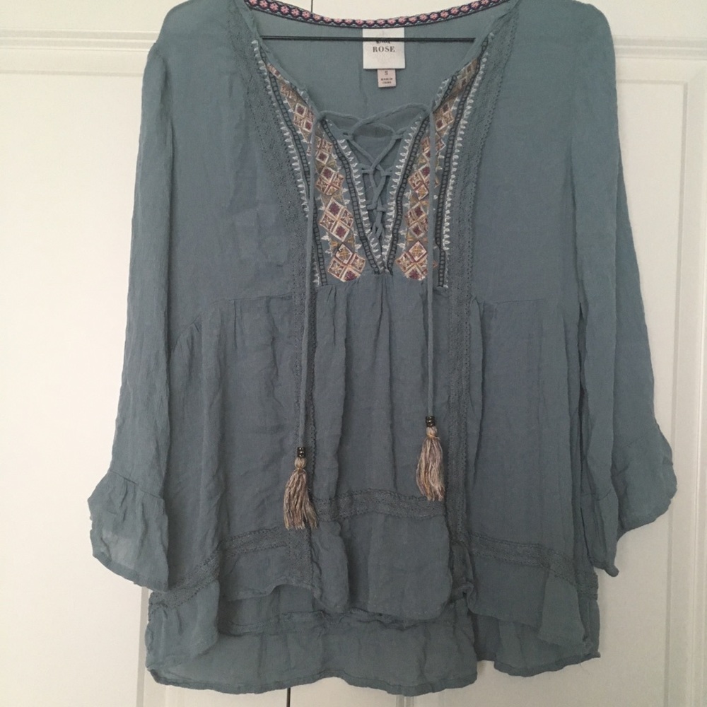knox rose boho top